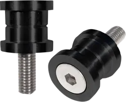 Speed Merchant Black 1in Aluminum Handlebar Riser Bushing Pair