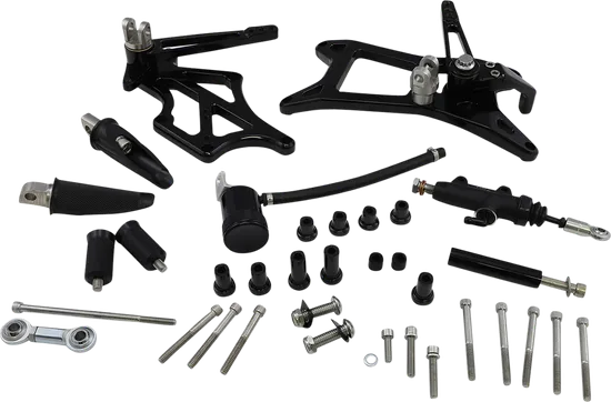 Speed Merchant Black Mid Control Kit w Speedpegs