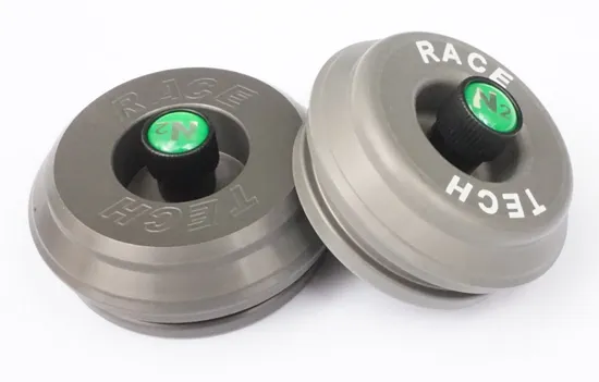 Race Tech 48.5mm Shock Reservoir Cap Gun Metal Grey