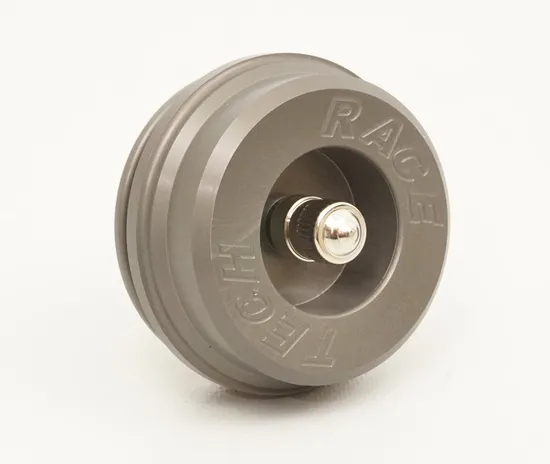 Race Tech 64mm Shock Reservoir Cap Gun Metal Grey