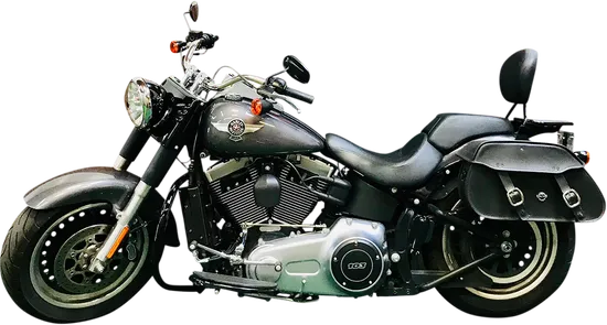 UC Frame Tube Mount Engine Oil Cooler Kit Gloss Black