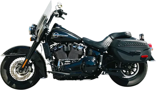 UC Frame Tube Mount Engine Oil Cooler Kit Gloss Black