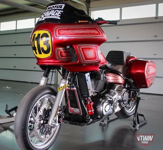 UC Frame Tube Mount Engine Oil Cooler Kit Gloss Black