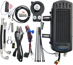 UC Frame Tube Mount Engine Oil Cooler Kit Gloss Black