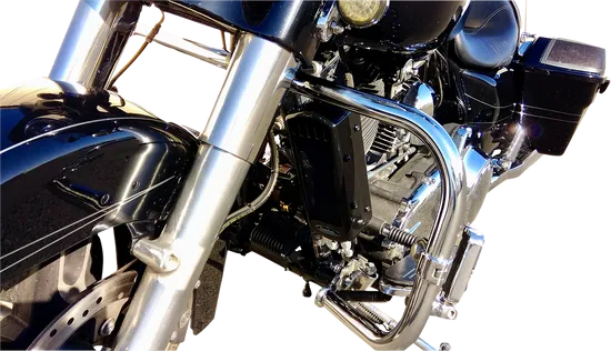 UC Frame Tube Mount Engine Oil Cooler Kit Gloss Black