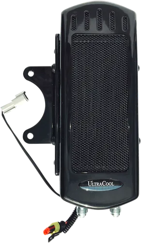 UC Frame Tube Mount Engine Oil Cooler Kit Gloss Black