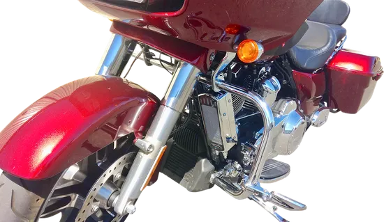 UC Frame Tube Mount Engine Oil Cooler Kit Chrome