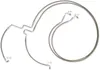 Magnum XR Front Lower Brake Line Kit Stainless Chrome ABS 14in.