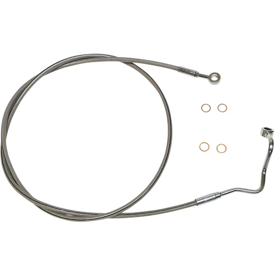 Magnum XR Front Upper Brake Line Kit Stainless Chrome ABS 70in. 6 Over 2