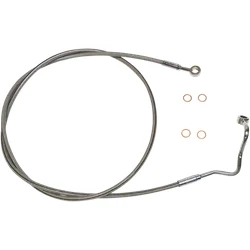 Magnum XR Front Upper Brake Line Kit Stainless Chrome ABS 70in. 6 Over