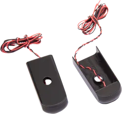 Alloy Art Black Fender Strut Red LED Marker Light