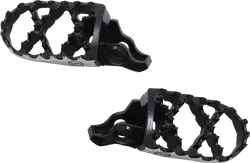 Moose Black Stainless Steel Bolt On Hybrid Footpeg Pair .5in Offset