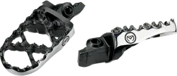 Moose Black Stainless Steel Bolt On Hybrid Footpeg Pair