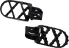 Moose Black Stainless Steel Bolt On Hybrid Footpeg Pair