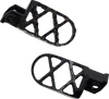 Moose Black Stainless Steel Bolt On Hybrid Footpeg Pair .5in Offset