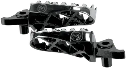 Moose Black Stainless Steel Bolt On Hybrid Footpeg Pair