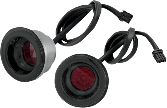 Alloy Art Black Shooter Red LED Taillight Pair Kit