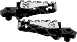 Moose Black Stainless Steel Bolt On Hybrid Footpeg Pair