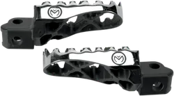Moose Black Stainless Steel Bolt On Hybrid Footpeg Pair