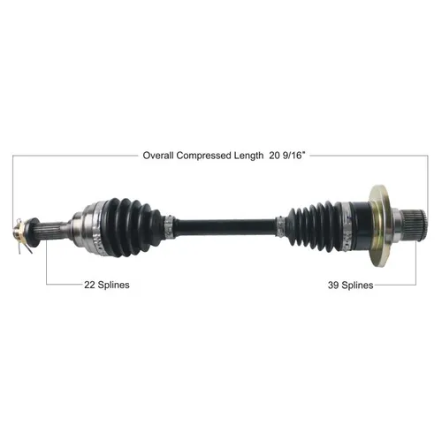 Tytaneum Heavy Duty Axle Rear Left or Right 1