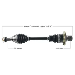 Tytaneum Heavy Duty Axle Rear Left or Right