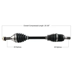 Tytaneum Heavy Duty Axle Front Left or Right