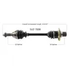 Tytaneum Replacement CV Axle Rear Left or Right