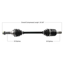 Tytaneum Replacement CV Axle Front Right