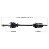 Tytaneum Replacement CV Axle Front Right or Left