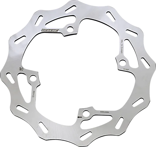 Braking Fixed Rear Brake Rotor Disc Stainless