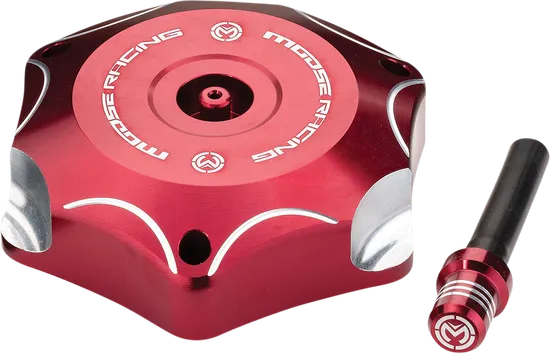 Moose Red Aluminum Gas Fuel Cap For Honda