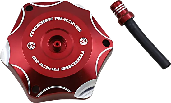Moose Red Aluminum Gas Fuel Cap For Honda