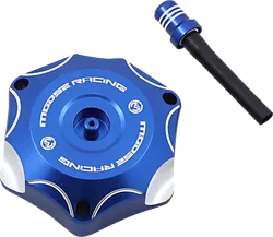 Moose Racing Blue Billet Aluminum Gas Cap For Yamaha