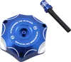 Moose Racing Blue Billet Aluminum Gas Cap For Yamaha