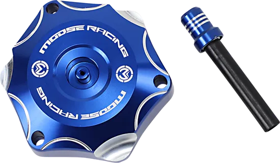 Moose Blue Aluminum Gas Fuel Cap For Yamaha