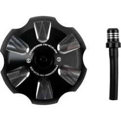 Moose Aluminum Black Gas Fuel Petrol Cap