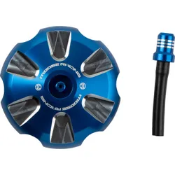 Moose Aluminum Blue Gas Fuel Petrol Cap