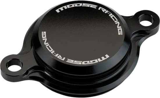 Moose Racing Machined Black Aluminum Oil Pump Cover