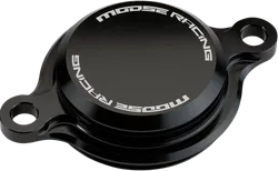 Moose Racing Machined Black Aluminum Oil Pump Cover