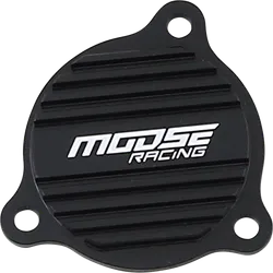 Moose Racing Machined Black Aluminum Oil Pump Cover