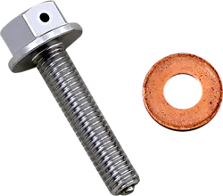 Moose Racing Magnetic Drain Plug Bolt Screw M8x35xP1.25