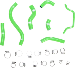 Moose Green Stock Fit Radiator 7 Hose Kit