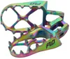 Flo Pro Series Footpegs Driver Foot Pegs Pair Titanium Iridescent