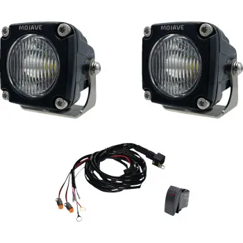 All Balls LED Racing Flood Spot Light 2x2in pair 20W