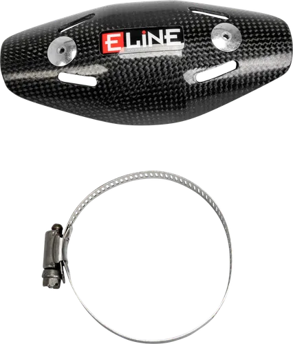 E-Line Carbon Fiber FMF Exhaust Header Pipe Heat Shield