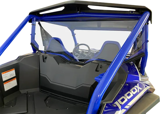 Moose Utility Rear Back Dust Panel Clear Windscreen