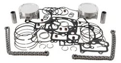 Vertex Top End Piston Gasket Kit 84.95mm 8.8:1