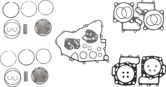 Vertex Top End Piston Gasket Kit 84.96mm 8.8:1