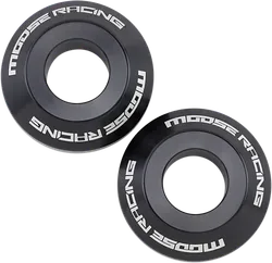 Moose Racing Fast Rear Wheel Spacers Black Pair