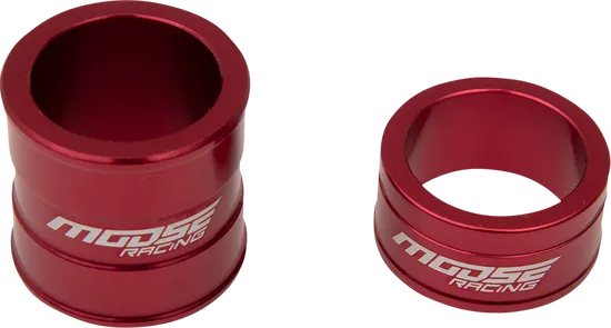 Moose Racing Fast Front Wheel Spacers Red Pair